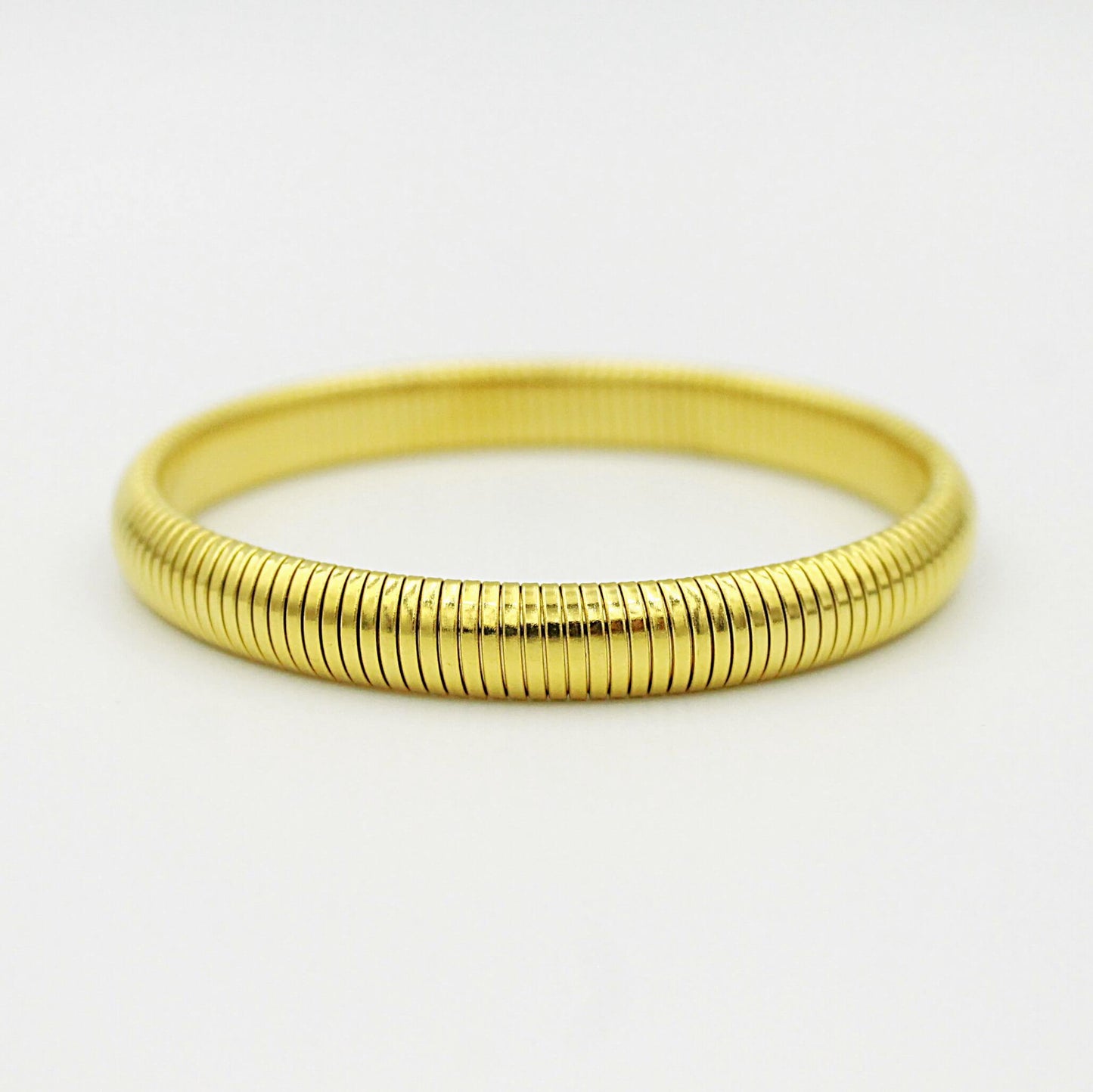 Gold Plated Rubber Bracelet