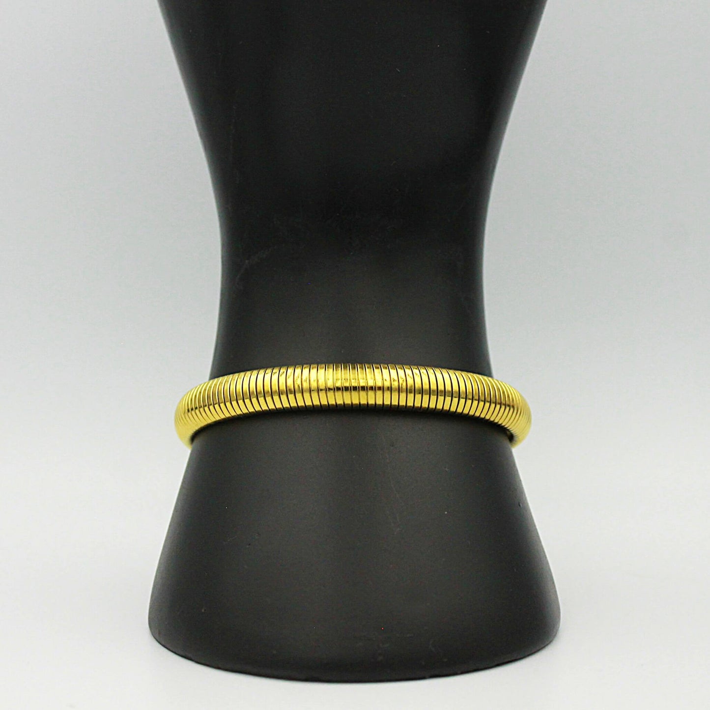 Gold Plated Rubber Bracelet