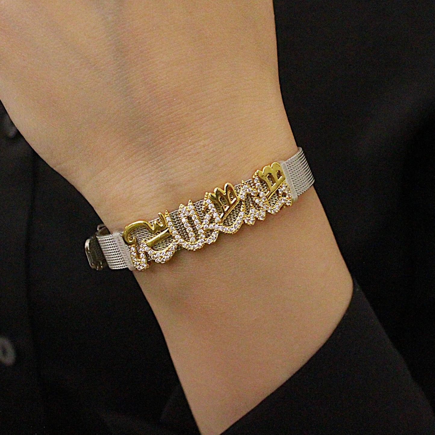 Mashallah bracelet with watch strap