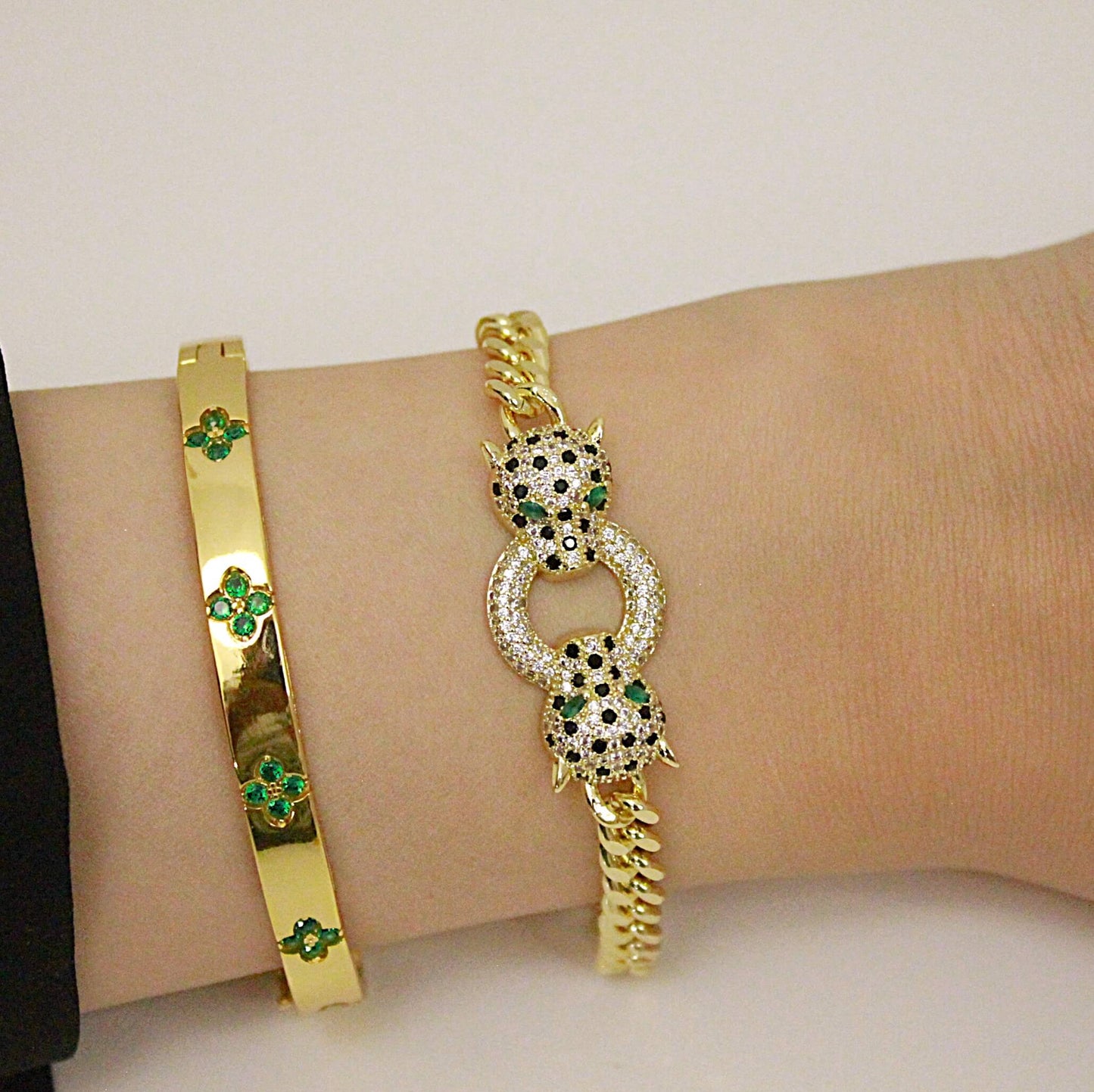 Armband mit zwei Tigern