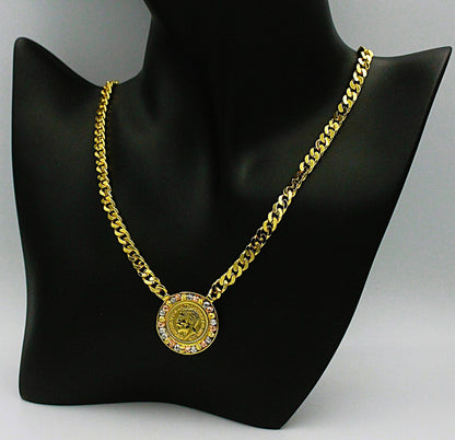 English lira necklace