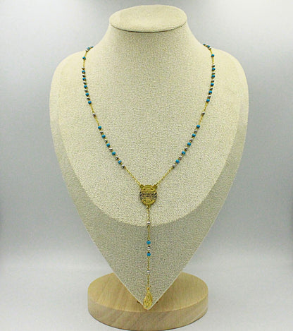 Rosary necklace with Ayat al-Kursi