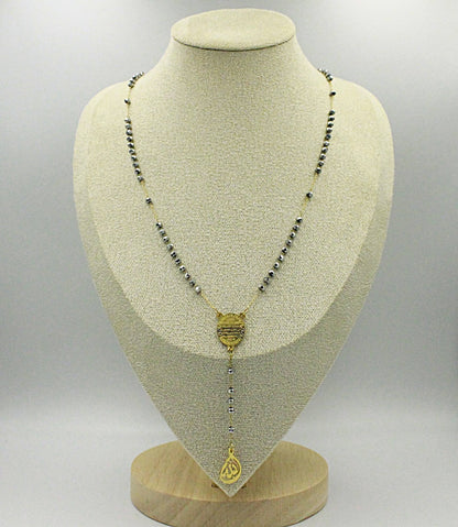 Rosary necklace with Ayat al-Kursi