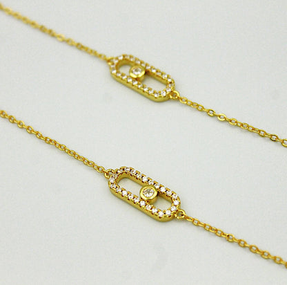 (Shakala) set earrings and a long necklace