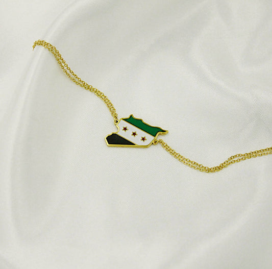 Syria flag bracelet