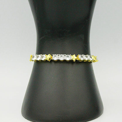 Zirkonarmband med stjärna