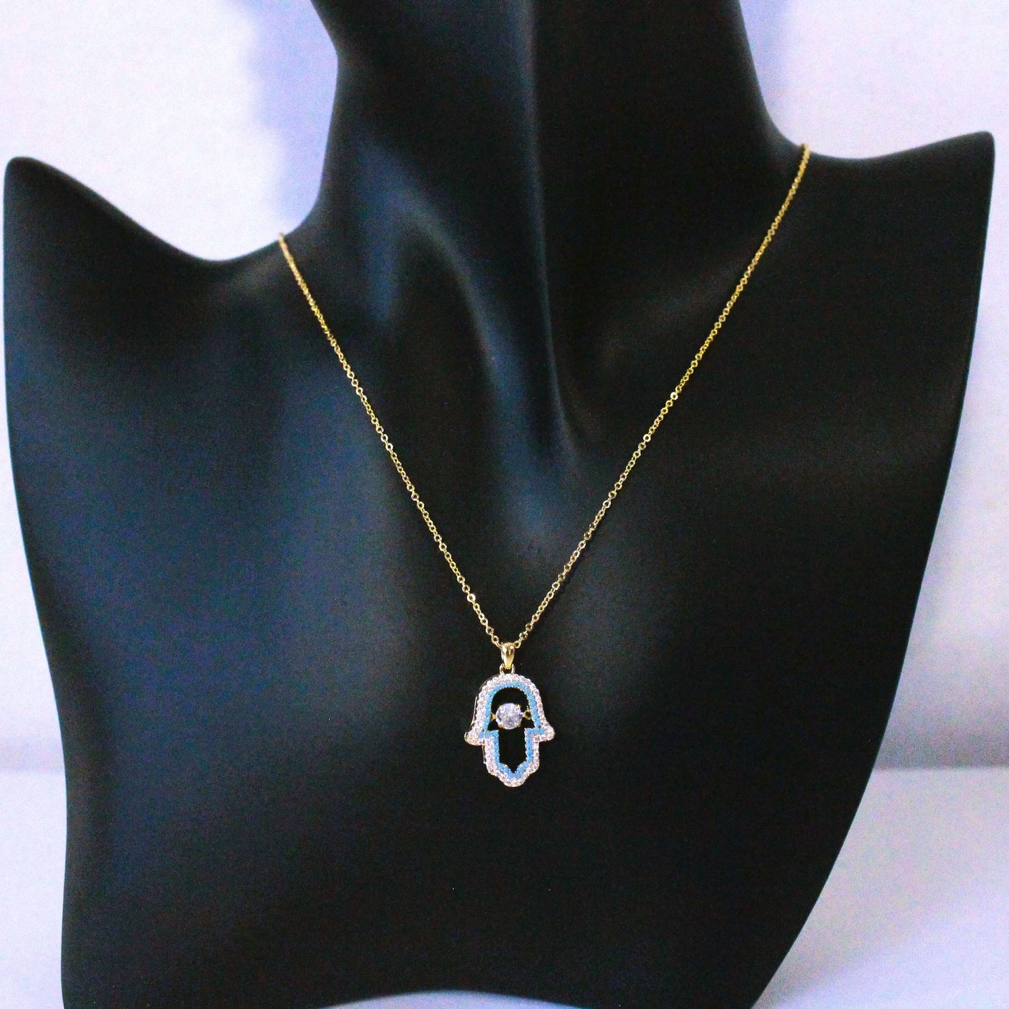 3D Fatima`s hand necklace