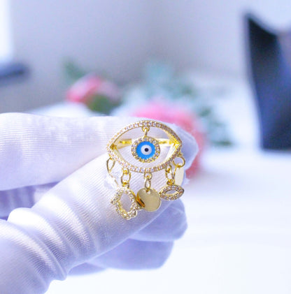 Pharaonic eye ring👁️