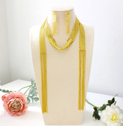 Gold shawl set