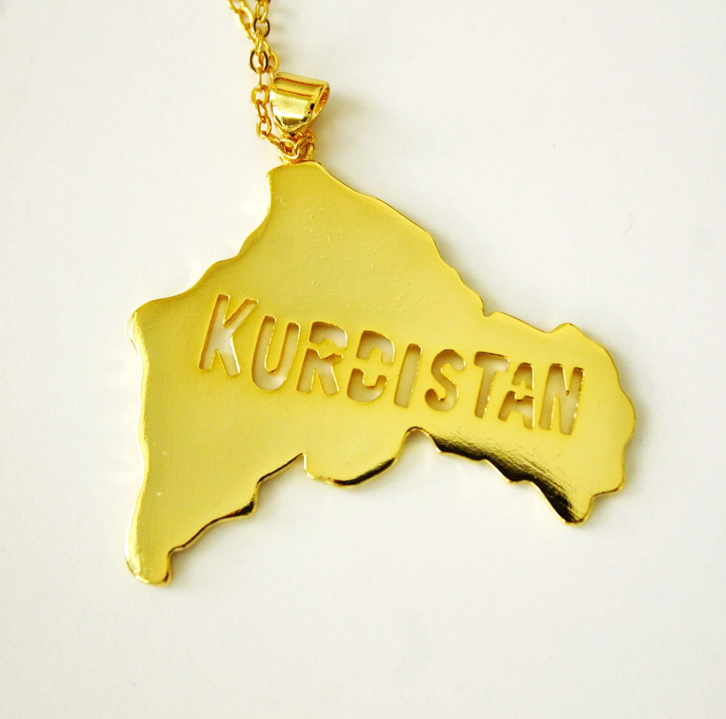 Kurdistan Karte Halskette