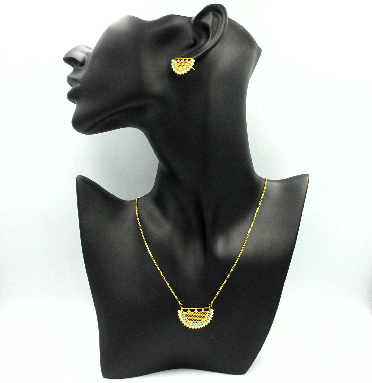 Pharaonic set (necklace and earrings)