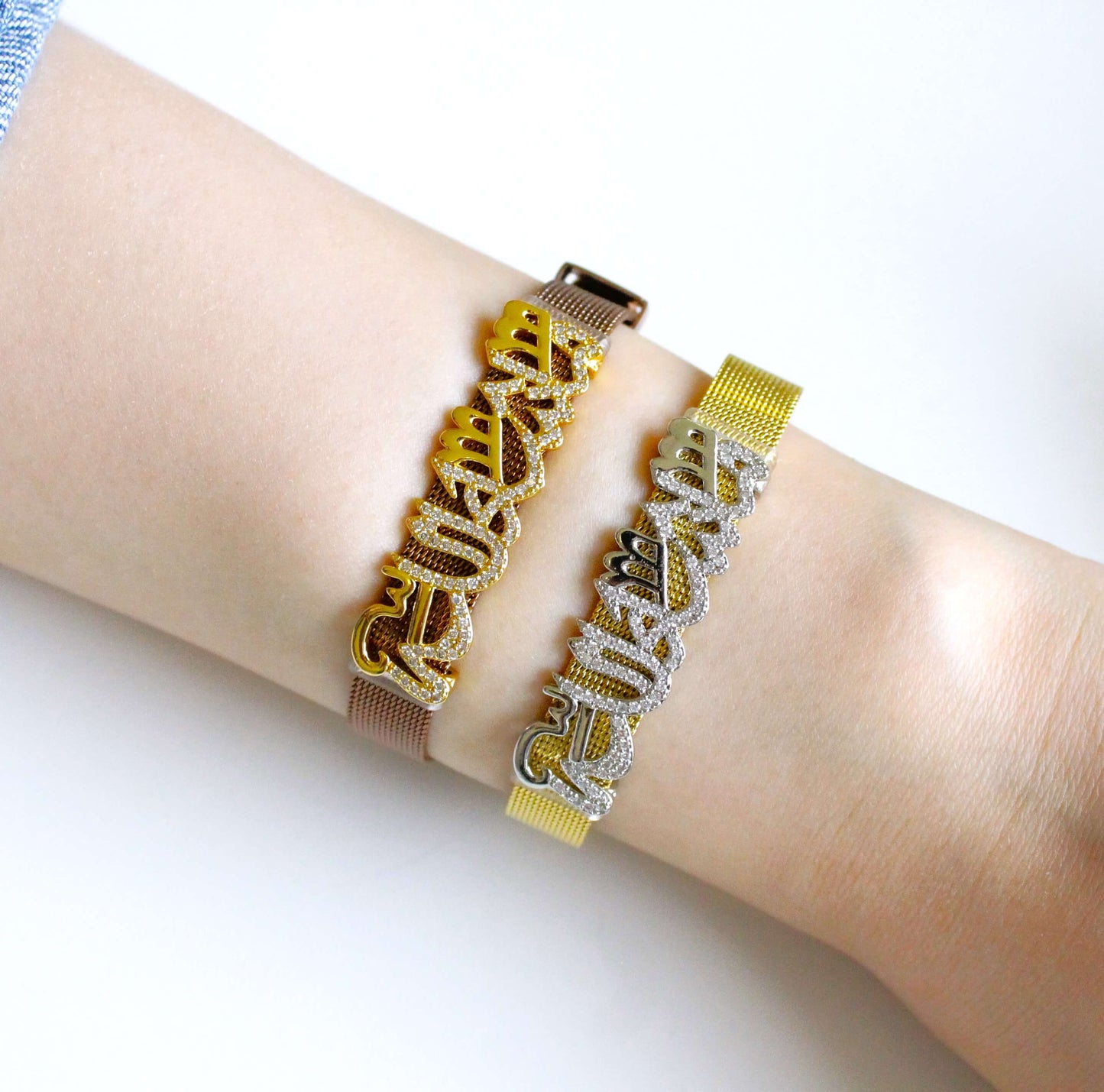 Mashallah bracelet with watch strap