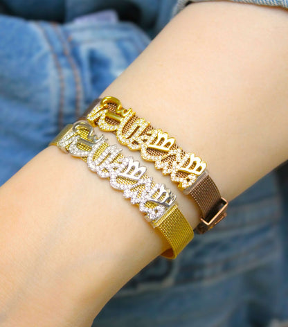 Mashallah bracelet with watch strap