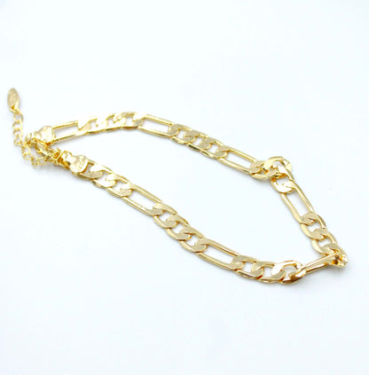 Gold rose bracelet