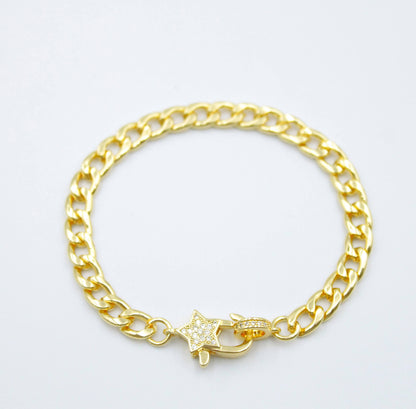 Star bracelet (gold rose)