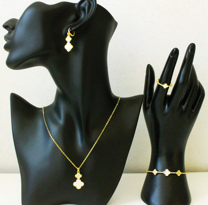 Four-piece jewelry set