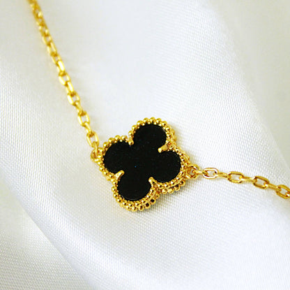 Clover rose necklace🍀