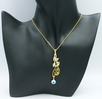 Mashallah necklace with zircon