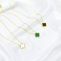 Single clover necklace