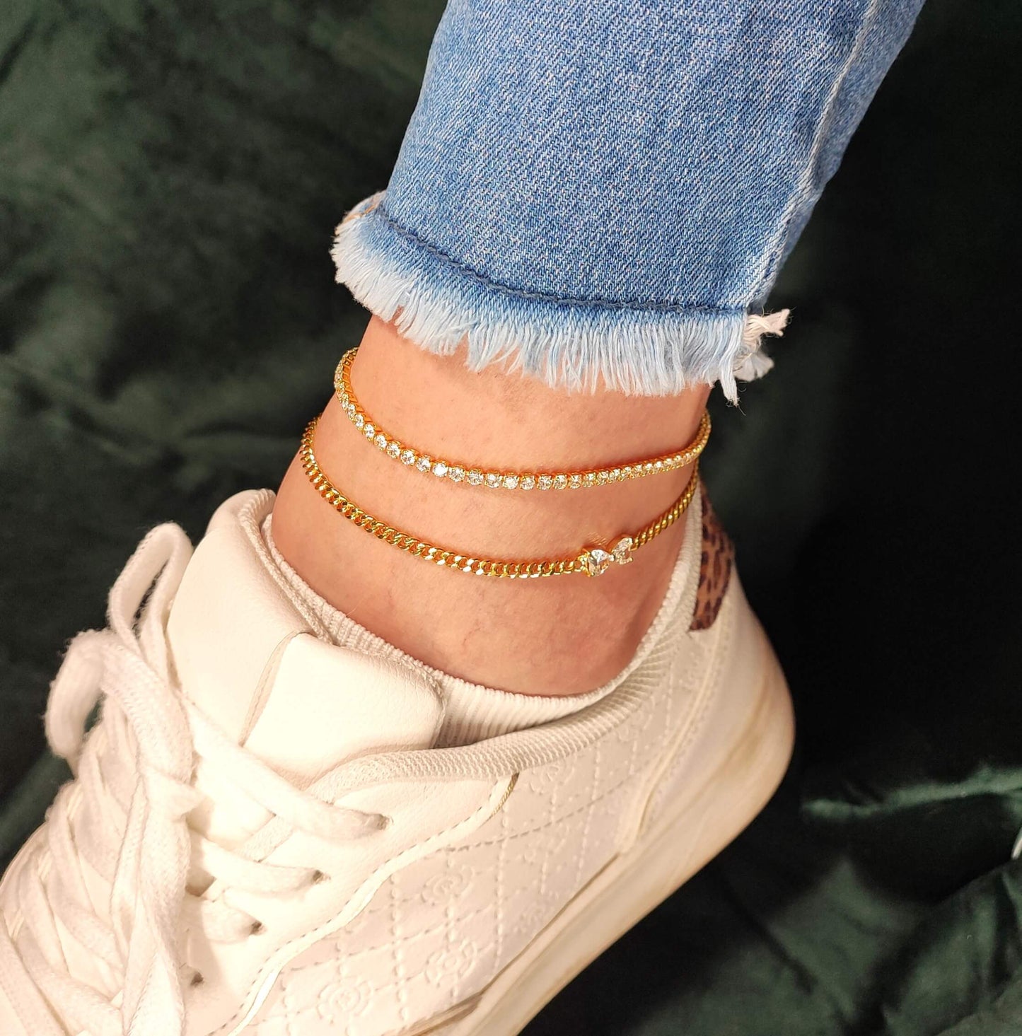 Trendy anklets