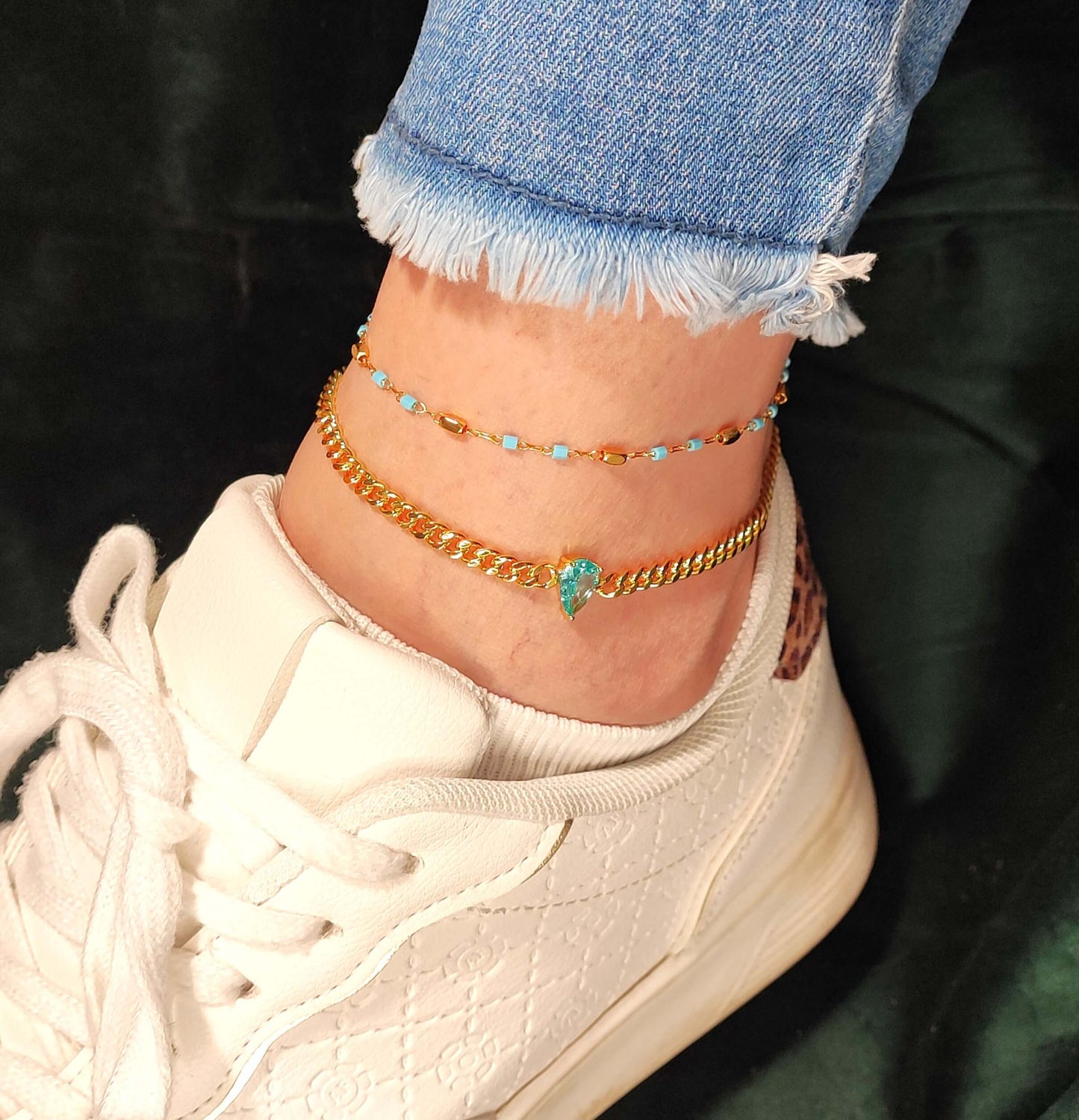 Trendy anklets