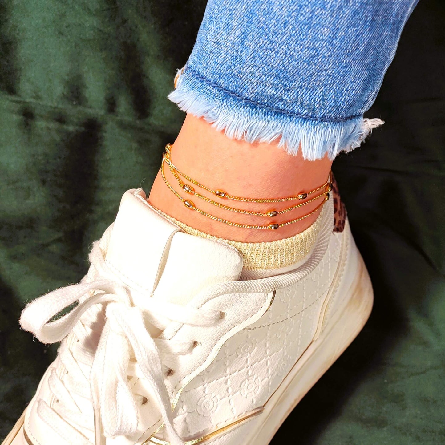 Trendy anklets