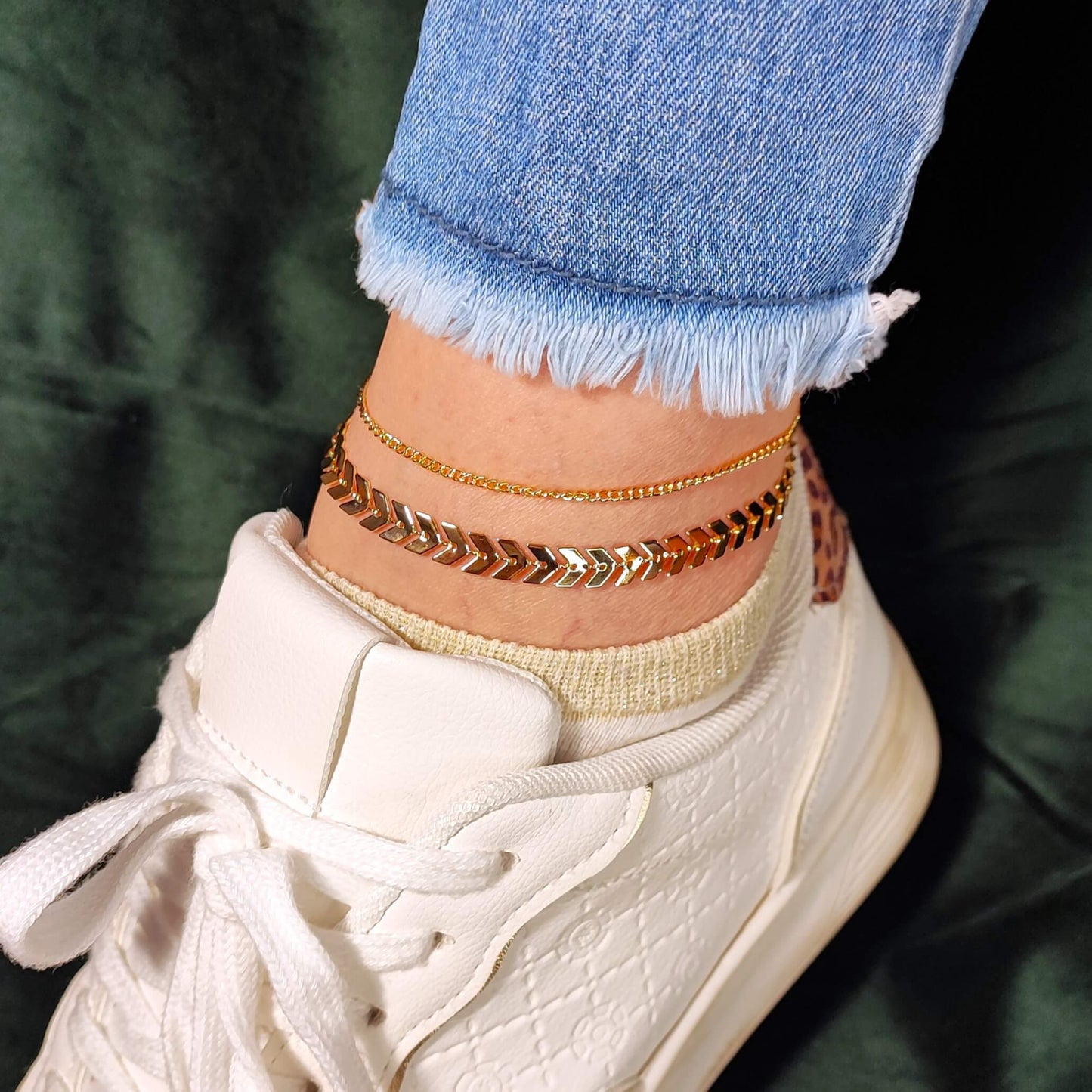 Trendy anklets