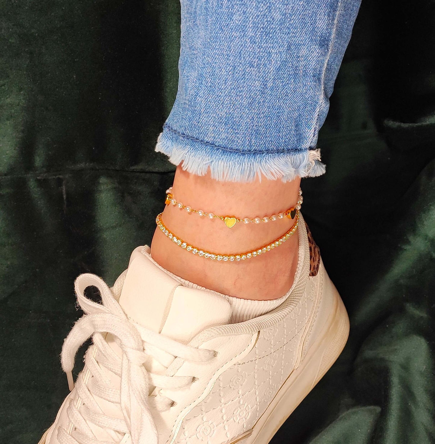 Trendy anklets